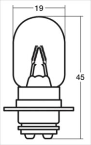 X^[ y4907894111866z A3603 12V25/25W T19L P15d-25-1 d@y10z