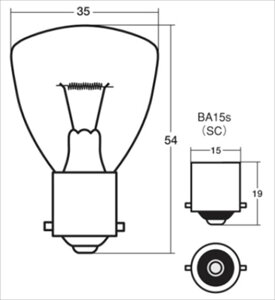 �X�^�����[ �y4907894112740�z A5077 12V45W RP35 BA15s�@�y10����z �d��