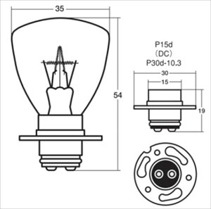 X^[ y4907894116755z A5677 12V35/35W RP35 P30s-10.3@y10z d