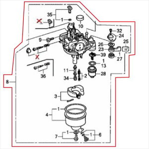 Honda(�z���_) �L���u���^�[ASSY�@BE87P�@HSS970i�AHSS1170i�AHSS1180i�p 16100-ZF5-H03