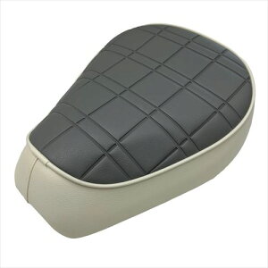 【キャンセル不可】 Grondement 【4573318114951】 P116-4870 グロンドマン 3D立体裁断シートカバー スーパーカブ50(AA09)110(JA59)Type-4 チェック灰白ツートン/パイピング白