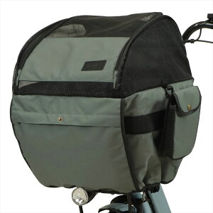 【4516076004669】 00003563 D2F-PT01 自転車用ペットキャリーカゴカバー グレー MARUTO(大久保製作所)
