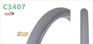納期未定 共和 【4971620168905】 C1407 タイヤ1本バラ C1407 22×1 (25-489) グレー 車椅子用 メンテナンス パーツ 部品 交換