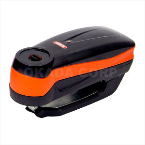 ABUS アブス 【4003318690662】 Detecto 7000 RS1 ロゴ オレンジ ディスクロック アラームロック バイク 傾斜センサー付