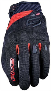 FIVE �t�@�C�u 3882020102349 RS3 EVO : BLACK RED XL �O���[�u �o�C�N�p
