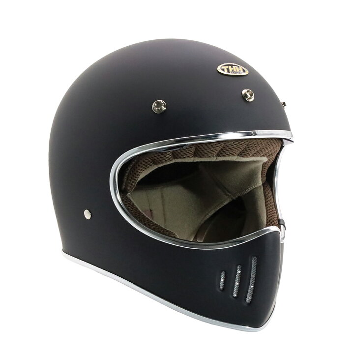 楽天市場】【最新モデル】THH TT-03 マットブラック レトロ フル 
