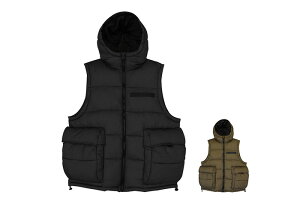 K-WORK(�P�C���[�N) RVS-OT002 REVISION �n�C�t�B�����o�[�V�u���t�[�f�b�h�x�X�g High Fill Reversible Hooded Vest