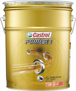 Castrol JXg[ y4985330114077z GWIC POWER1 4T 15W-50 20L ֎4TCNGWp MA2