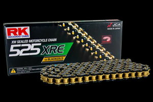 RK(�A�[���P�[�W���p��) �y4935531347460�z RK525XRE-ED-BLACKGOLD130L�@�h���C�u�`�F�[���@�u���b�N���S�[���h