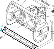 HONDA（ホンダ）純正 除雪機用 スクレーパーオーガーハウジングガード76713-V21-000　HSS1170i HSS970i …