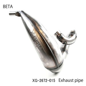 X-GRIP y9120126101403z XG-2672-015 EXHAUST PIPE `o[ (BETA : RR250-300 '13-'23) oCN }t[ GL][XgpCv GLpC It[h Gf[