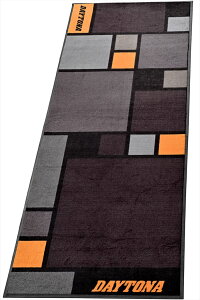 DAYTONA(デイトナ) 【4909449653777】 41576 バイク用 フロアマット 1020×2600mm ゴム素材&ナイロン起毛 オイル染み込み防止 水洗いOK メンテナンスガレージマット タイル 41576