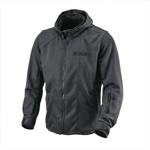 DAYTONA(デイトナ) 【4909449648926】 49756 バイク用 ジャケット 春夏 CE規格 ソフトプロテクター付属 メッシュ ライトウェイトフルメッシュパーカー DJ-025 ブラック Sサイズ 49756