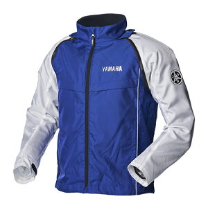 Y'S GEAR YAMAHA 90792-AE39L RY1001 2Wayジャケット ブルー/ホワイト Lサイズ 3シーズンライディングジャケット ソフトプロテクター 安全性 耐摩擦性 YAMAHAロゴ入り