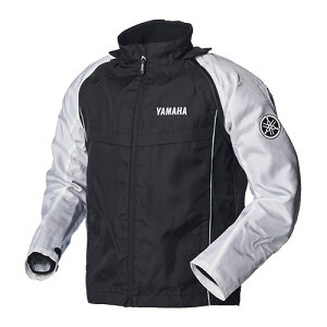 Y'S GEAR YAMAHA 90792-AE40L RY1001 2Wayジャケット ブラック/ホワイト Lサイズ 3シーズンライディングジャケット ソフトプロテクター 安全性 耐摩擦性 YAMAHAロゴ入り