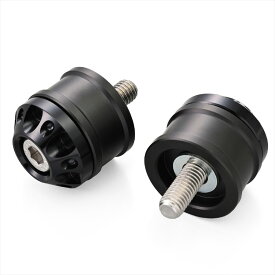 DAYTONA(デイトナ) 【4909449648261】 49110 アルミビレット バイク用 バーエンド カワサキ(M8)用 ミドルウエイトバーエンド ファインカット ブラック 49110