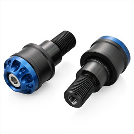 DAYTONA(デイトナ) 【4909449648353】 49246 アルミビレット バイク用 バーエンド ヤマハ(M16)用 ミドルウエイトバーエンド ファインカット ブルー 49246