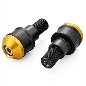 DAYTONA(デイトナ) 【4909449656006】 49250 アルミビレット バイク用 バーエンド ヤマハ(M16)用 ミドルウエイトバーエンド ハイディッシュ ゴールド 49250