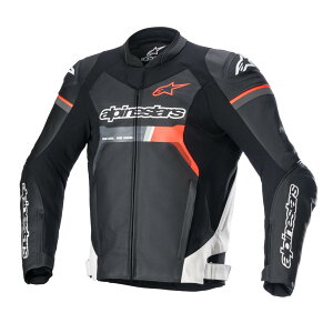 �A���p�C���X�^�[�Y �y8059347009933�z GP FORCE LEATHER JACKET [1231 BLACK WHITE RED FLUO] 50 3100822