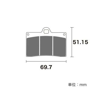 ZCOO ( �W�N�[ ) �y4950545230003�z �u���[�L�p�b�h ZRM-B001 �Z���~�b�N�V���^�[�h