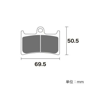 ZCOO ( �W�N�[ ) �y4950545230065�z �u���[�L�p�b�h ZRM-S001 �Z���~�b�N�V���^�[�h