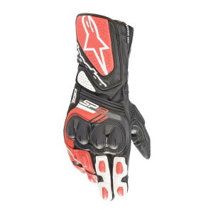 ApCX^[Y y8059175359804z SP-8 V3 LEATHER GLOVE [1304 BLACK WHITE BRIGHT RED] L 3558321