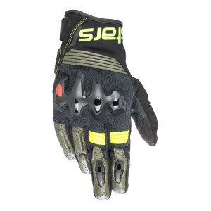 �A���p�C���X�^�[�Y �y8059347018348�z HALO LEATHER GLOVE [6085 FOREST BLACK YELLOW FLUO] XL 3504822