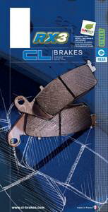 XAM(�U���E�W���p��) �y4528388007962�z 2352-RX3 CL �u���[�L�p�b�h�@STANDARD FOR STREET-RACE ���`��^�o�C�N�������A��p