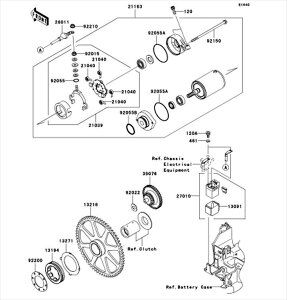 Kawasaki �J���T�L �������i 120R0622 �{���g(���c�J�N�A�i)