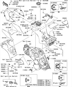 Kawasaki �J���T�L �������i 39156-0794 �p�b�h