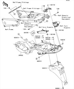 Kawasaki �J���T�L �������i 39156-0847 �p�b�h