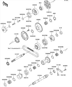 Kawasaki �J���T�L �������i 480J2500 �T�[�N���c�v�[�^�C�v�[C�A25MM