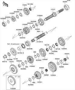 Kawasaki �J���T�L �������i 92045-0049 �x�A�����O(�{�[��)�ADAC2857NSSH6CS9