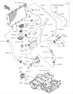 Kawasaki JTL i 39062-0765 z[X(N[O)AGAu[h(-ZR900BE029599)