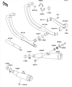 Kawasaki JTL i 92037-1258 NvA}t