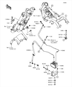 Kawasaki �J���T�L �������i 11056-2225 �u���P�b�g