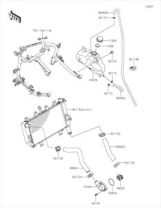 Kawasaki JTL i 16160-0830 {fBAT[X^bg