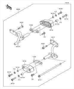 Kawasaki �J���T�L �������i 39156-0758 �p�^�[���A�T�C�h�J�E�����O�ALH�ALWR