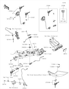 Kawasaki �J���T�L �������i 92154-3869 �{���g�A�R�K�^�c�o�c�L�A6X16�ATB2468