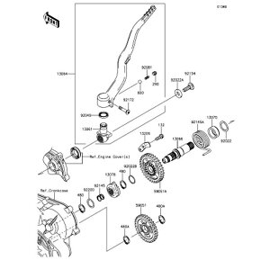 Kawasaki �J���T�L �������i 13070-1378 �K�C�g�A6 �i�C����