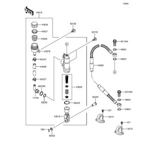 Kawasaki �J���T�L �������i 13070-1381 �K�C�h�A�z�[�X