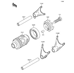 Kawasaki JTL i 13140-1303 tH[N(Vtg)A2ND&3RD