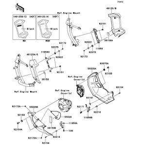 Kawasaki �J���T�L �������i 39156-0803 �p�b�h