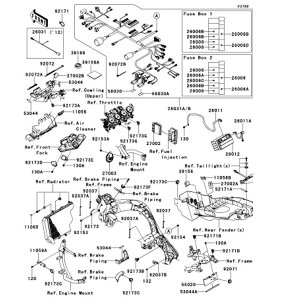 Kawasaki �J���T�L �������i 39156-0812 �p�b�h