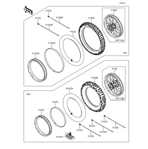 Kawasaki JTL i 41009-0555 ^CAFRA70