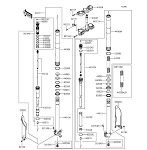 Kawasaki �J���T�L �������i 44025-0052 �����O(�t�H�[�N�s�X�g��)