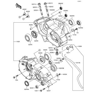 Kawasaki �J���T�L �������i 92045-1450 �x�A�����O(�{�[��)�A16101JRXC3