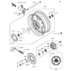 Kawasaki JTL i 92057-0184 `F[AhCuAEK520MVXL2X114L