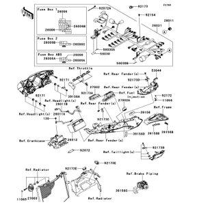 Kawasaki �J���T�L �������i 39156-0912 �p�b�h�A�_�C�A�O �R�l�N�^
