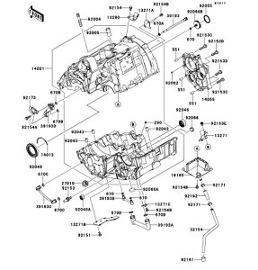 Kawasaki �J���T�L �������i 92046-0017 �x�A�����O(�j�[�h��)�A24BTM3013